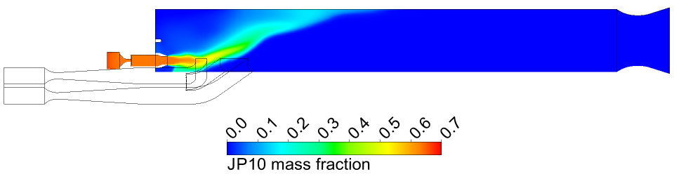 JP10 mass fraction